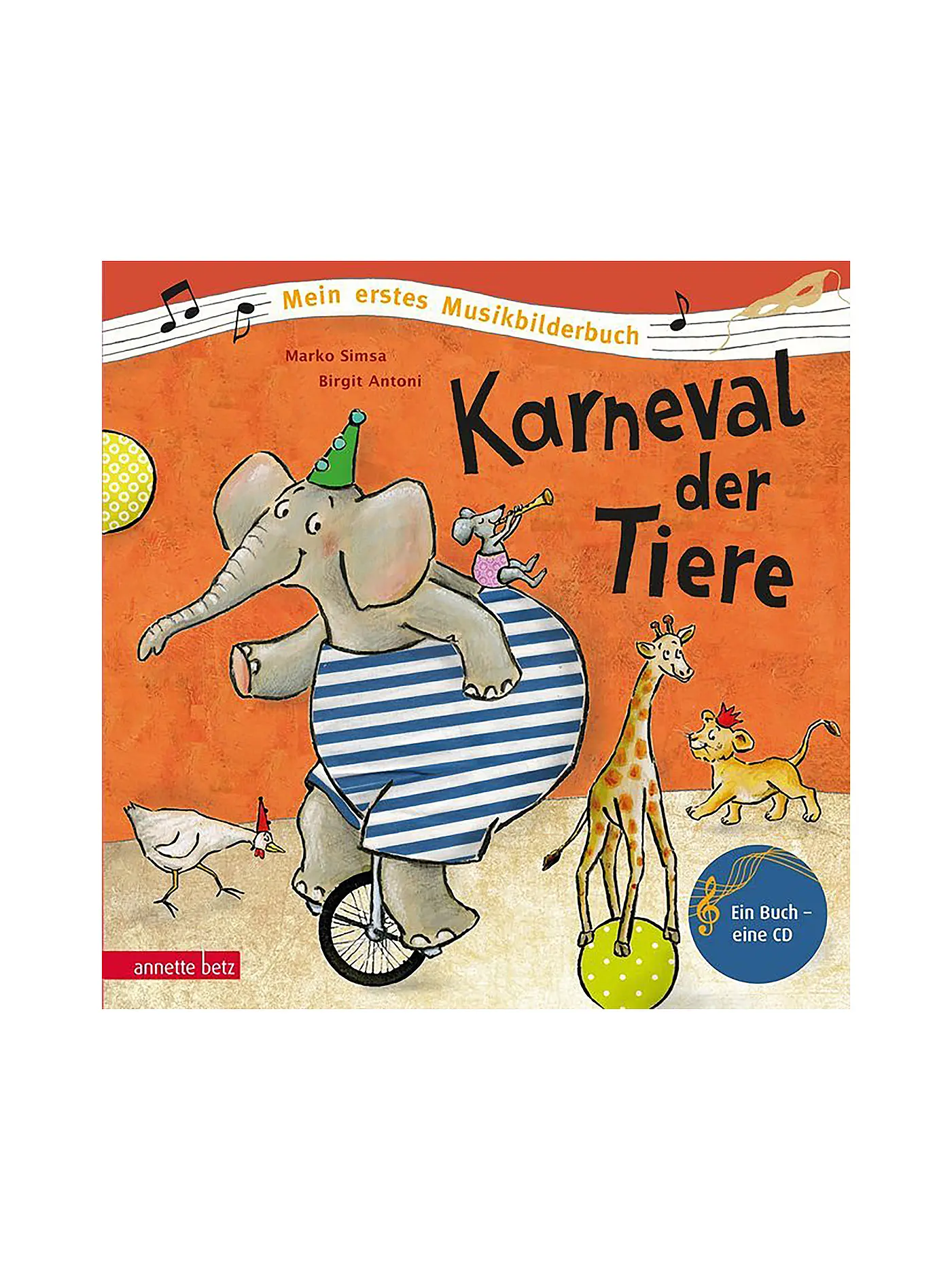ANNETTE BETZ VERLAG | Buch - Karneval der Tiere mit Audio-CD | 